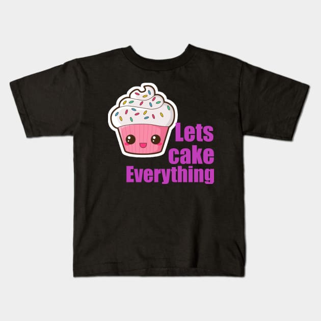 Everything Is Cake Kids T-Shirt by Theblackberry